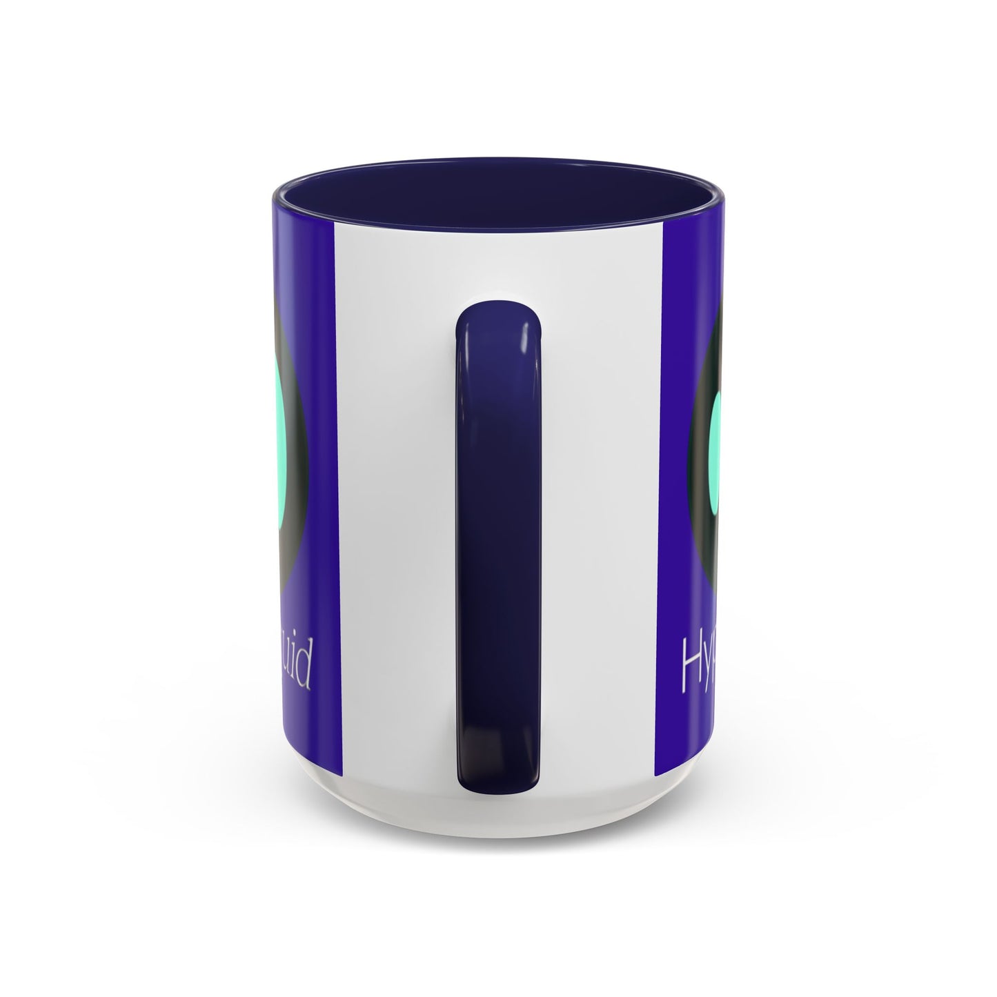Hyperliquid White font Dark Purple Accent Mug by cypherpunkgear.com