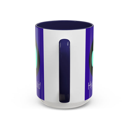 Hyperliquid White font Dark Purple Accent Mug by cypherpunkgear.com