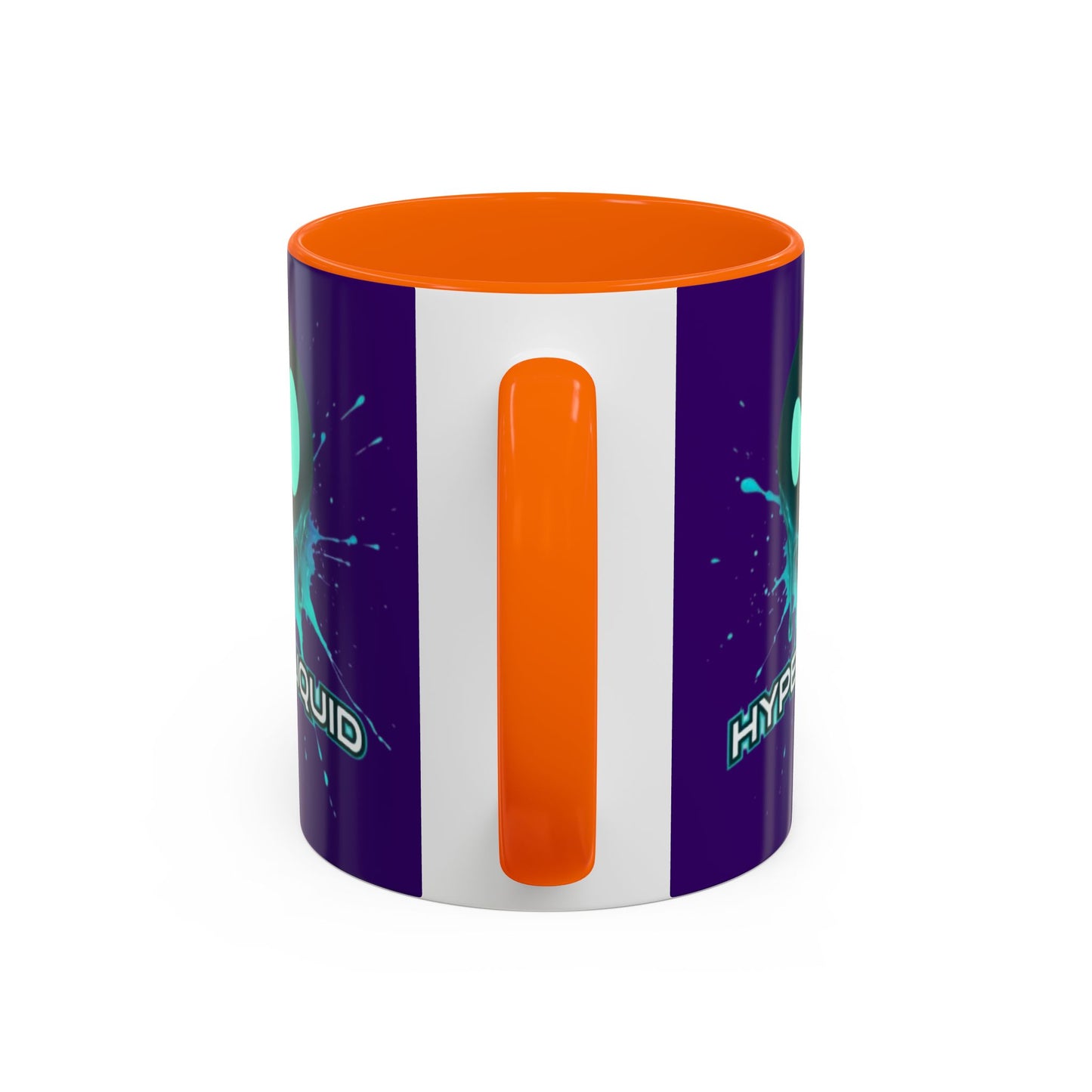 HYPE Drip Dark Purple Accent Mug by cypherpunkgear.com