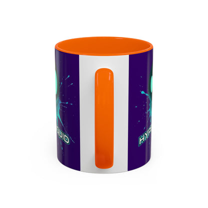 HYPE Drip Dark Purple Accent Mug by cypherpunkgear.com