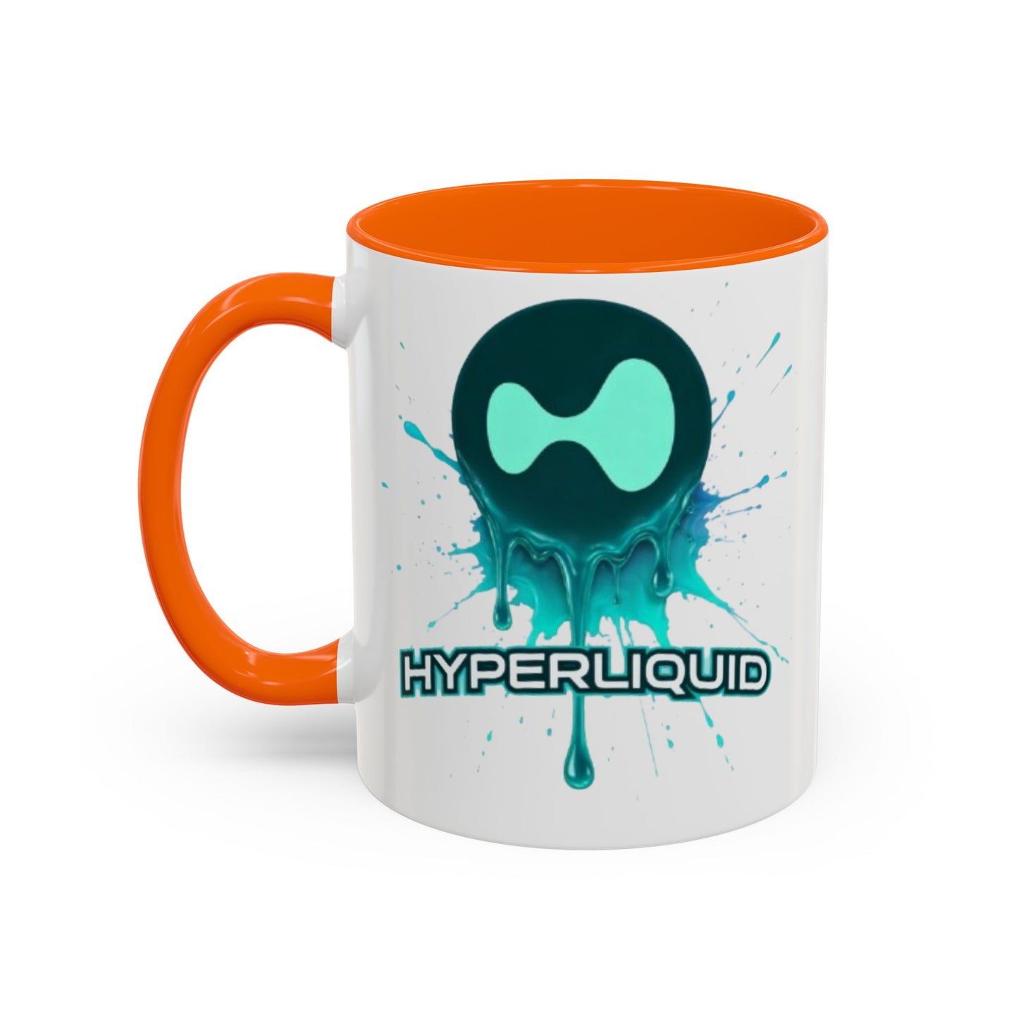 HYPE Drip White Accent Mug by cypherpunkgear.com