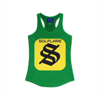 SolflareLogo Women's Racerback Tank Top by cypherpunkgear.com