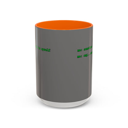 Sometimes I talk to myself - me: omg...same Grey Accent Mug by cypherpunkgear.com