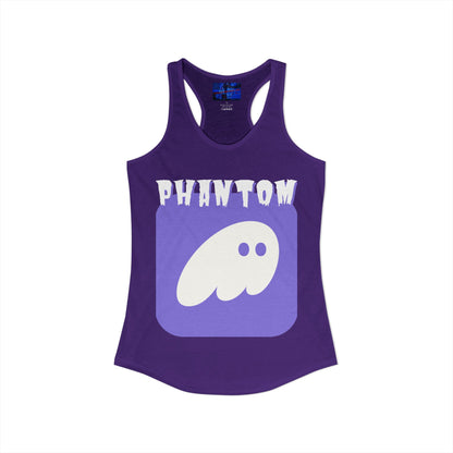 Phantom Hot Wallet Women's Racerback Tank Top by cypherpunkgear.com