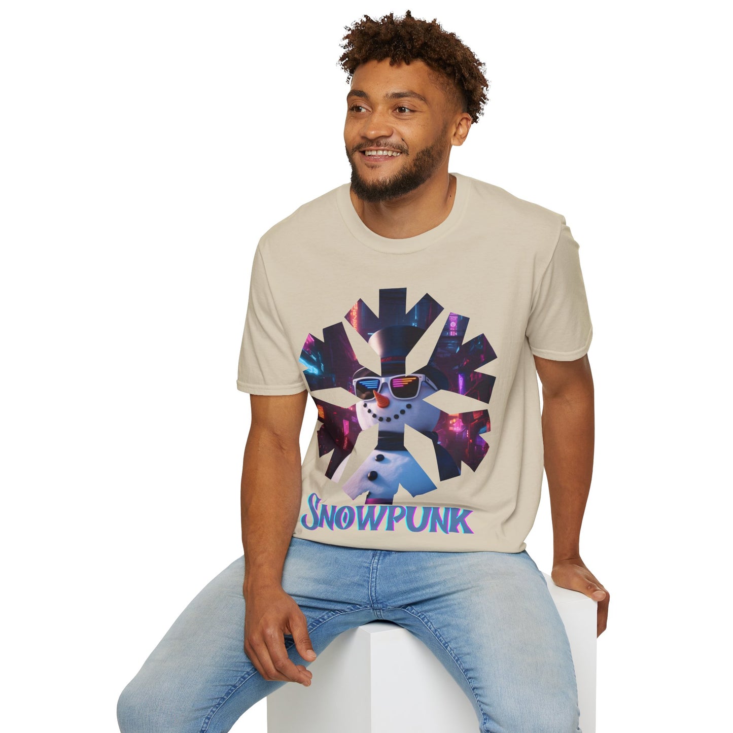 Snowpunk Light colors Unisex T-Shirt by cypherpunkgear.com