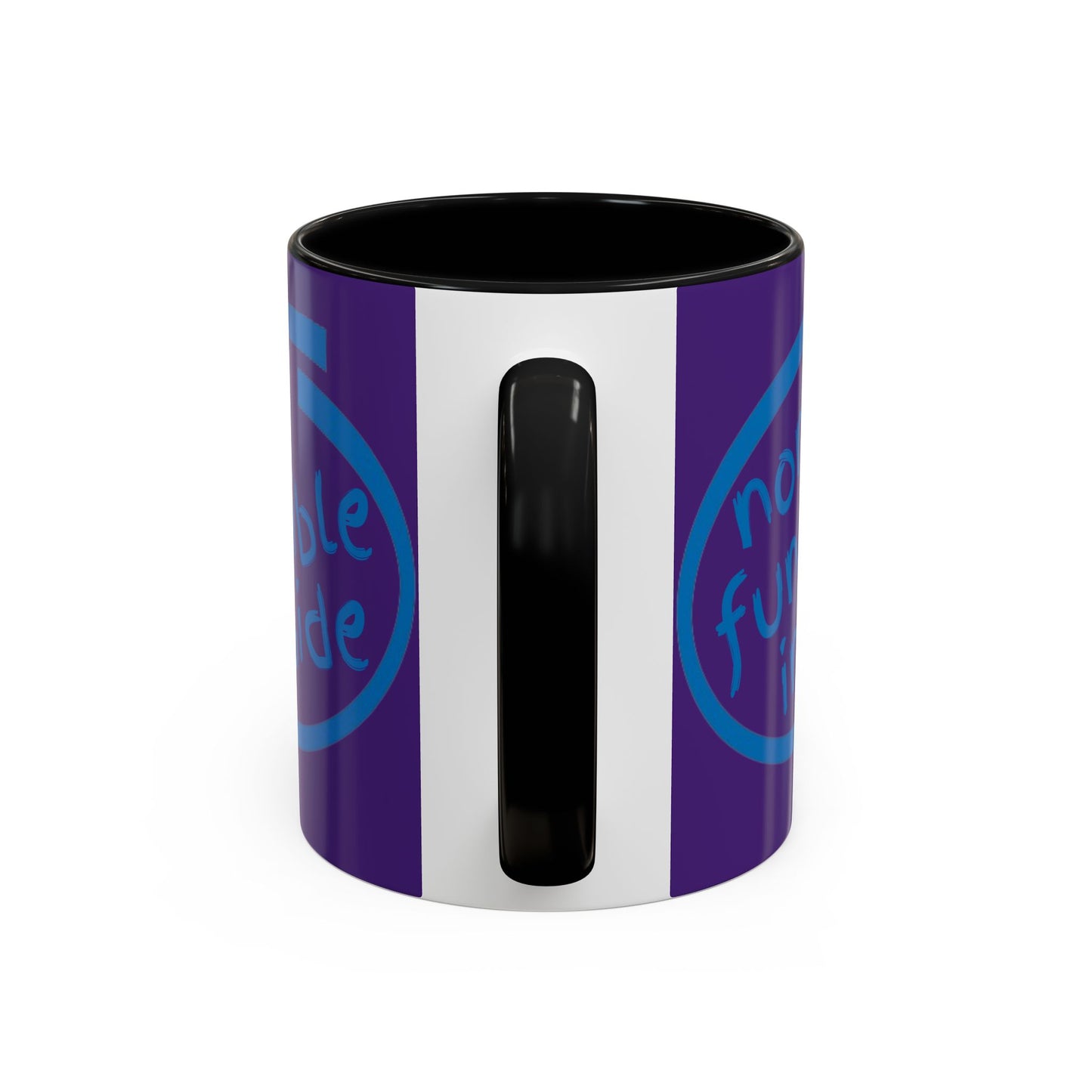 Non-Fungible Inside Purple Accent Mug by cypherpunkgear.com