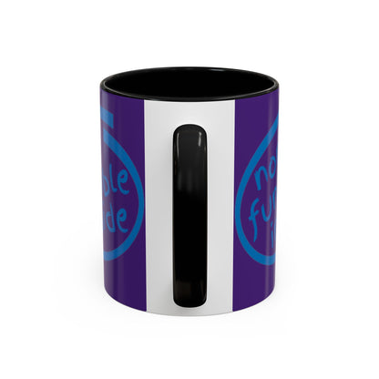 Non-Fungible Inside Purple Accent Mug by cypherpunkgear.com
