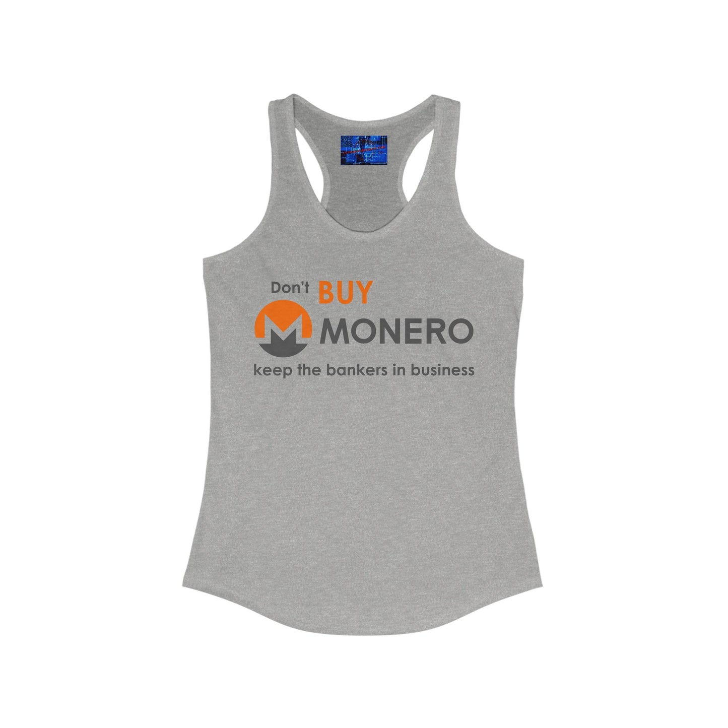 Don't buy Monero (XMR) Women's Racerback Tank Top by cypherpunkgear.com