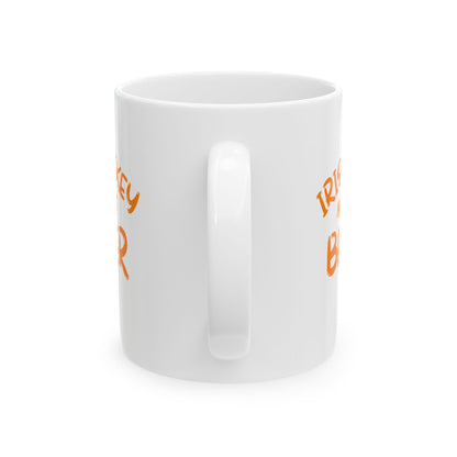 Irish Whiskey makes it better OGfont White Mug by cypherpunkgear.com