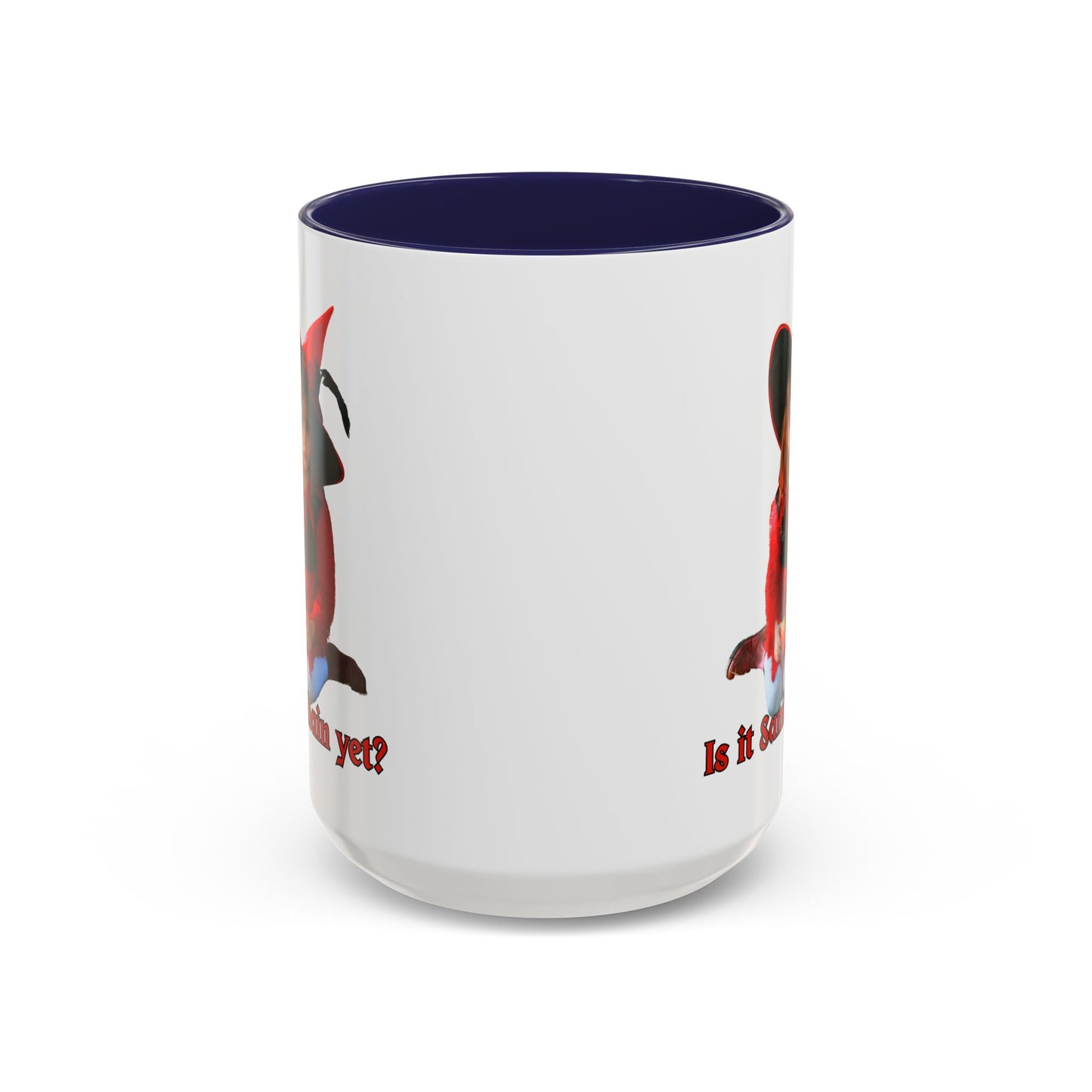 Is it Samhain yet? White Accent Mug by CreepyCrafts.boo