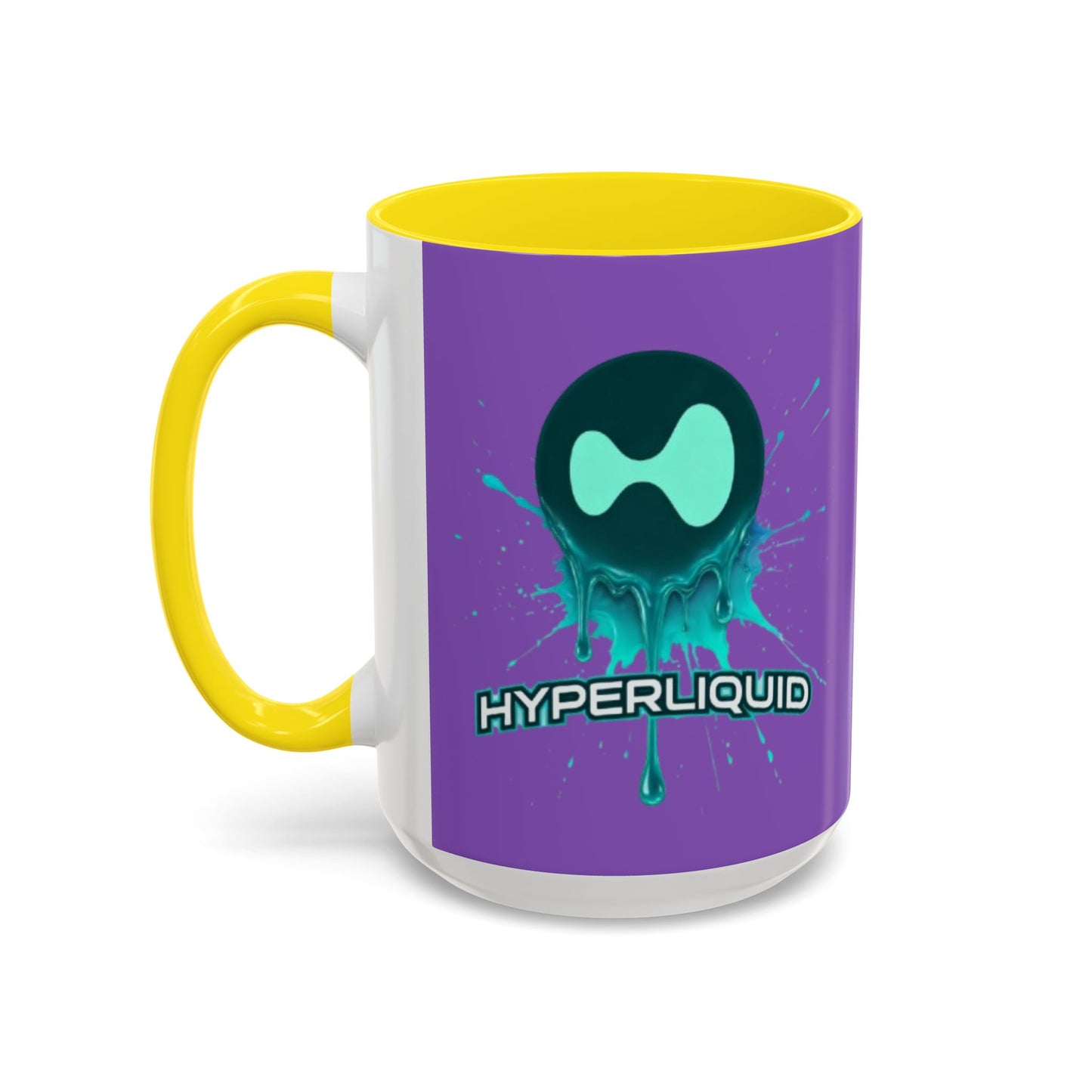 HYPE Drip Light Purple Accent Mug by cypherpunkgear.com
