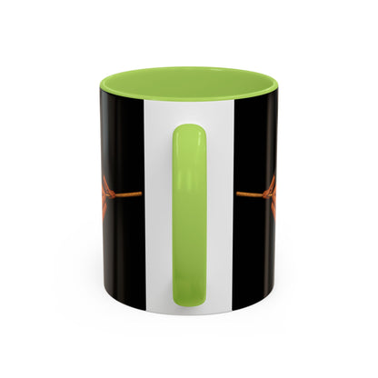Velvet Vex Black Accent Mug by CreepyCrafts.boo
