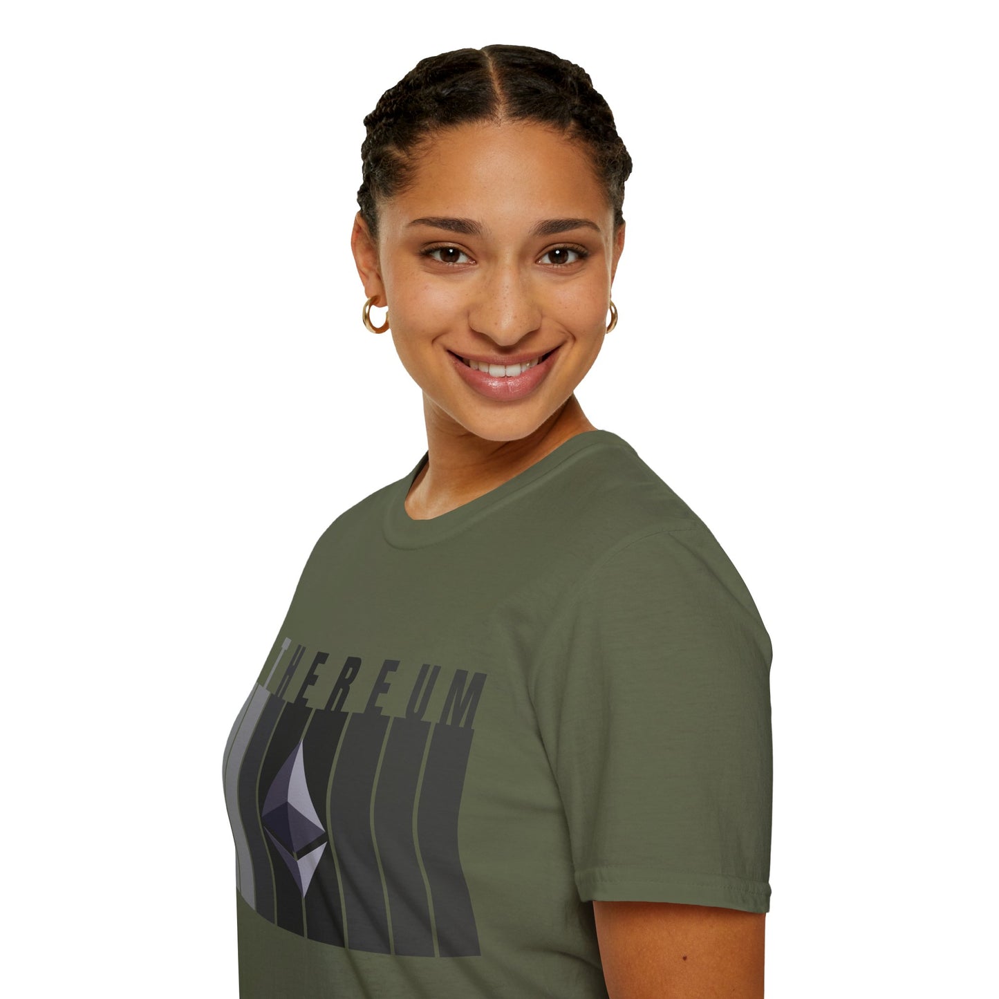 Ethereum (ETH) DKcolors Unisex T-Shirt by cypherpunkgear.com