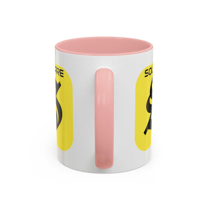 SolflareLogo White Accent Mug by cypherpunkgear.com