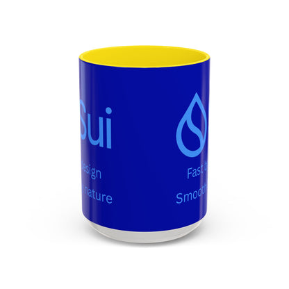 SUI Dark Blue Accent Mug by cypherpunkgear.com