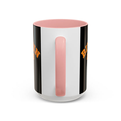 Bitcoin 2009 Black Accent Mug by cypherpunkgear.com