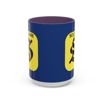 SolflareLogo Blue Accent Mug by cypherpunkgear.com