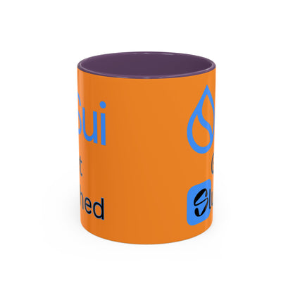 Sui: Get Slushed Orange Accent Mug by cypherpunkgear.com