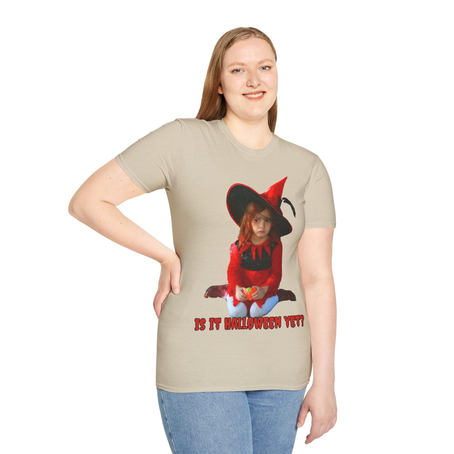 Is it Halloween yet? Light colors Unisex T-Shirt by CreepyCrafts.boo