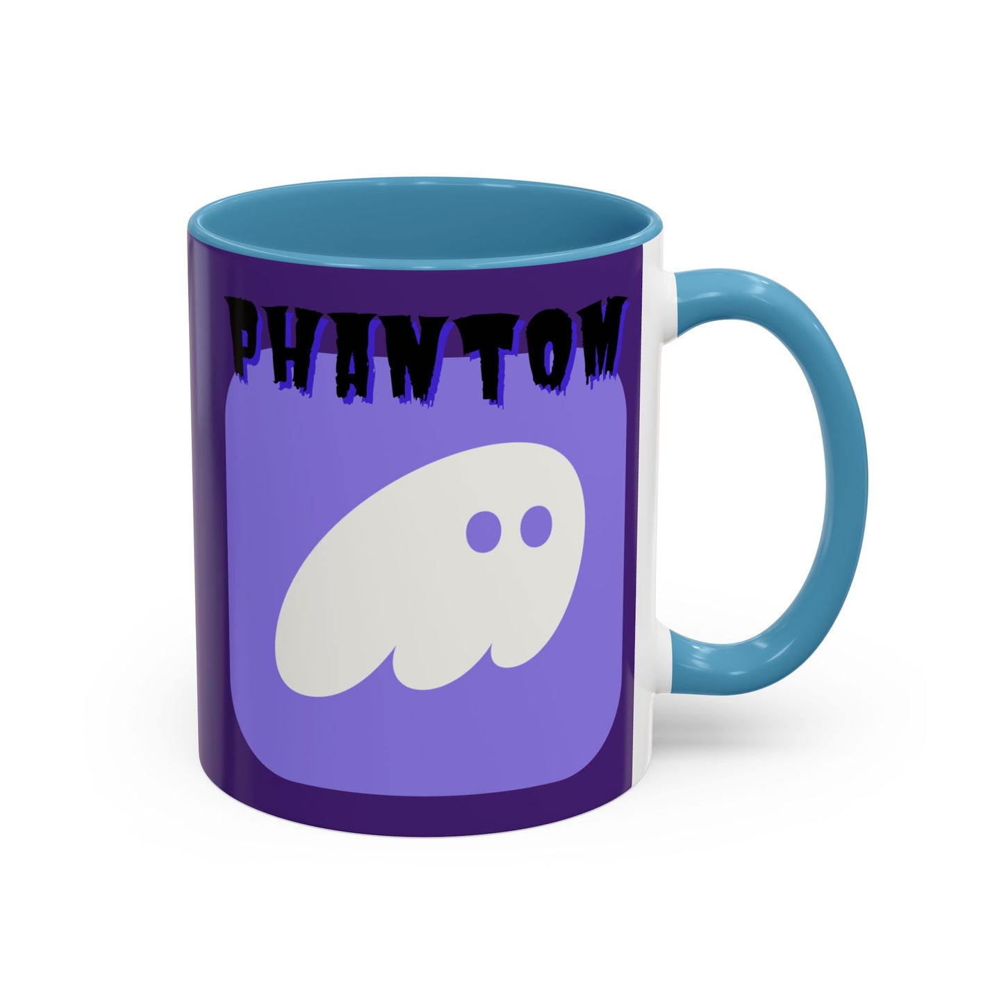 Phantom Hot Wallet Purple Accent Mug by cypherpunkgear.com