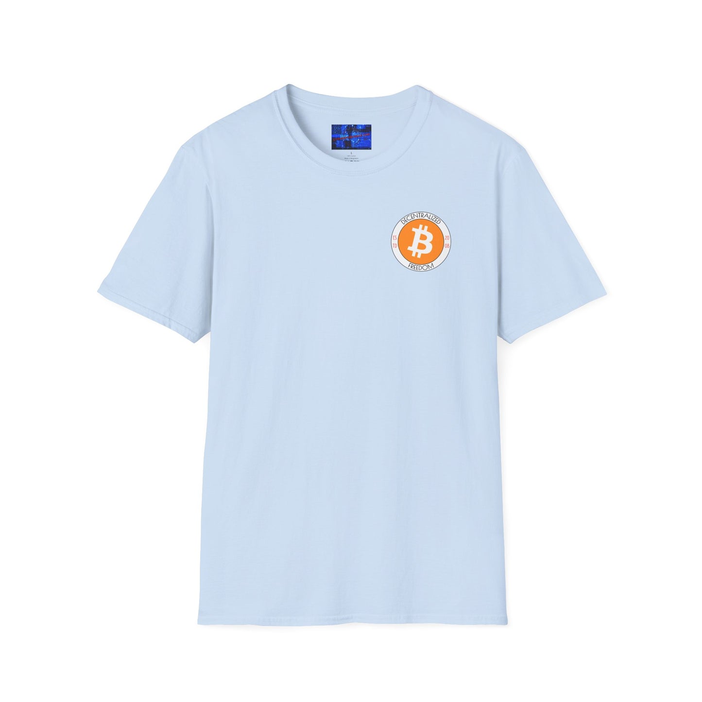 Bitcoin de 2 caras: ¡Libertad descentralizada de cypherpunkgear! Camiseta unisex de estilo suave