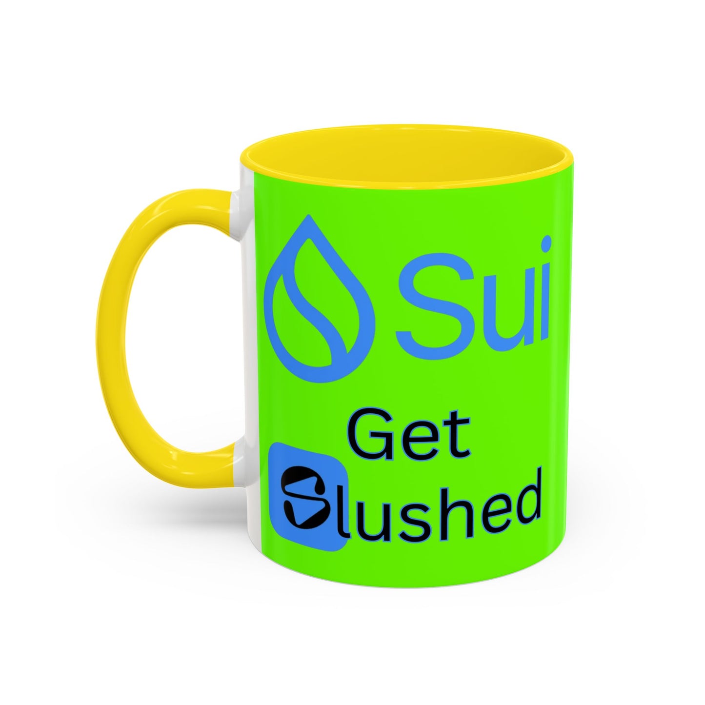 Sui: Get Slushed Green Accent Mug by cypherpunkgear.com