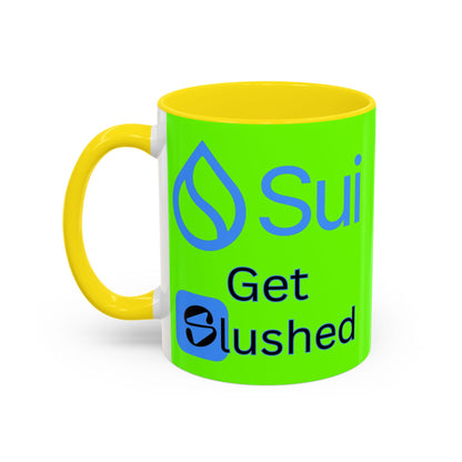 Sui: Get Slushed Green Accent Mug by cypherpunkgear.com