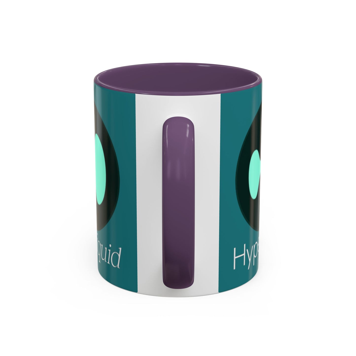 Hyperliquid White font Hyperliquid Accent Mug by cypherpunkgear.com