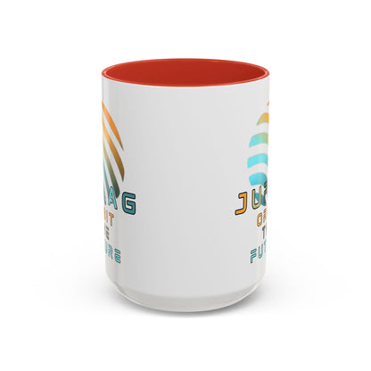 Jupiter (JUP) Orbit the Future Accent Mug by cypherpunkgear