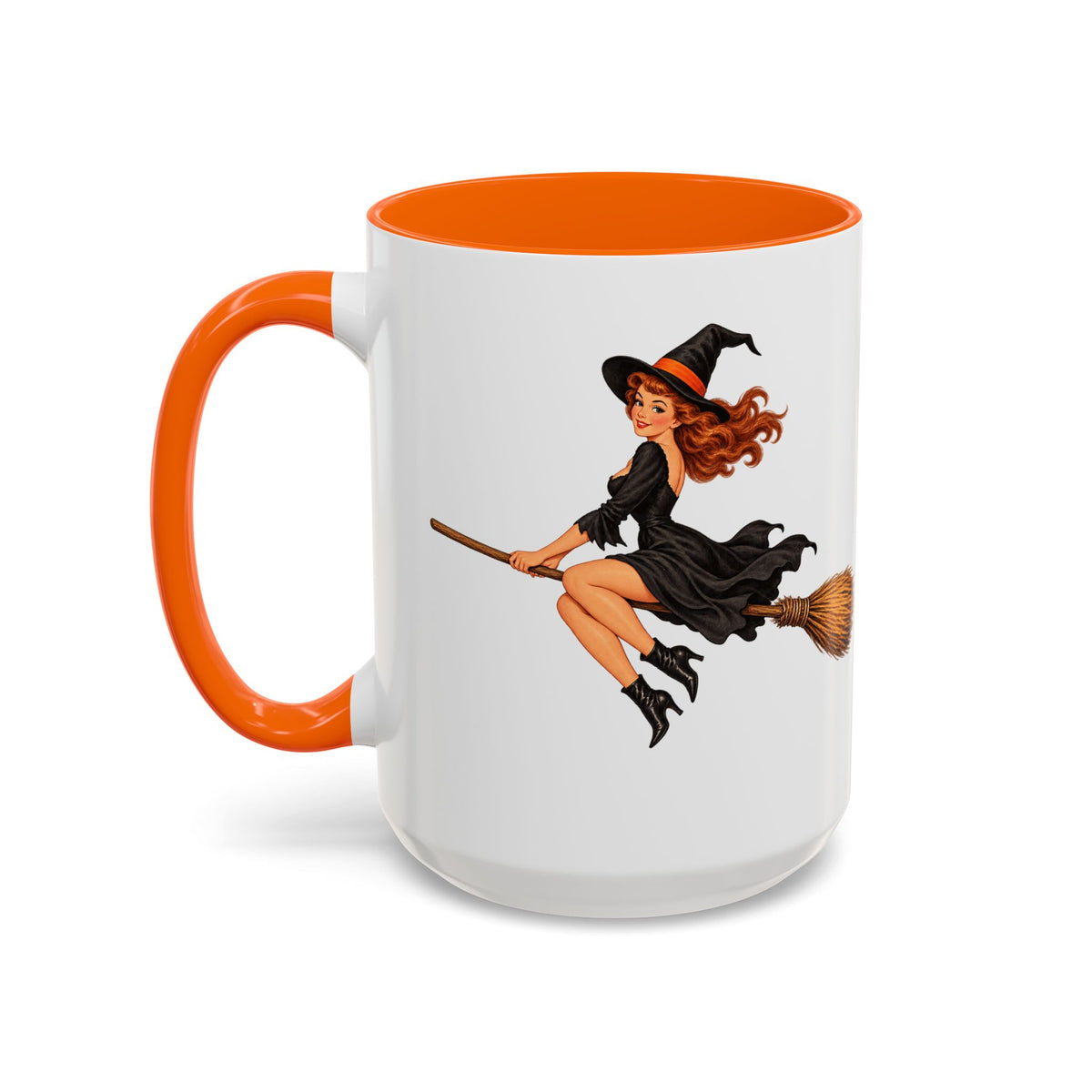 Hazel Hex White Accent Mug by CreepyCrafts.boo
