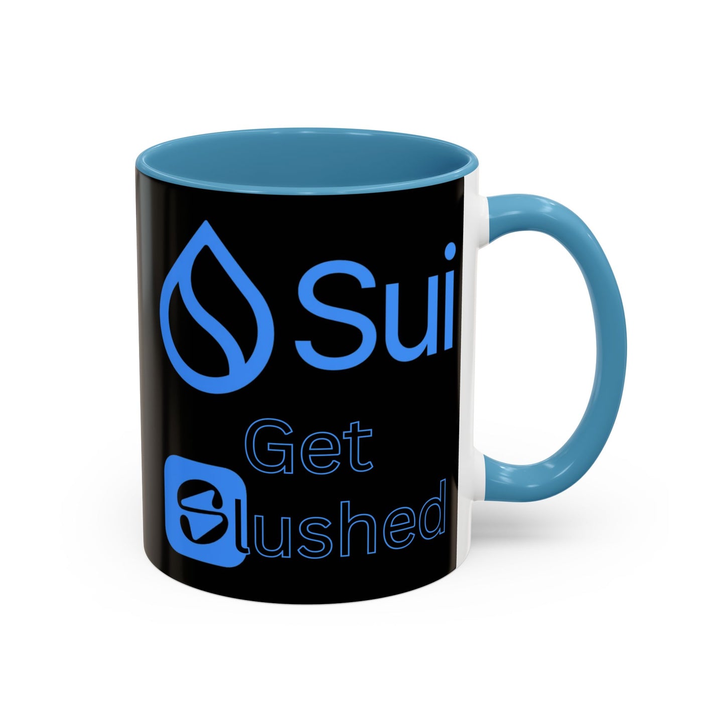 Sui: Get Slushed Black Accent Mug by cypherpunkgear.com