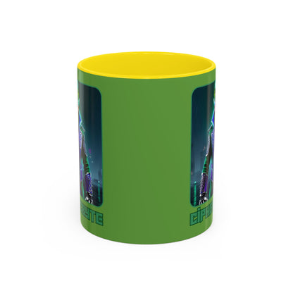 Cipher McByte Accent Mug by cypherpunkgear.com