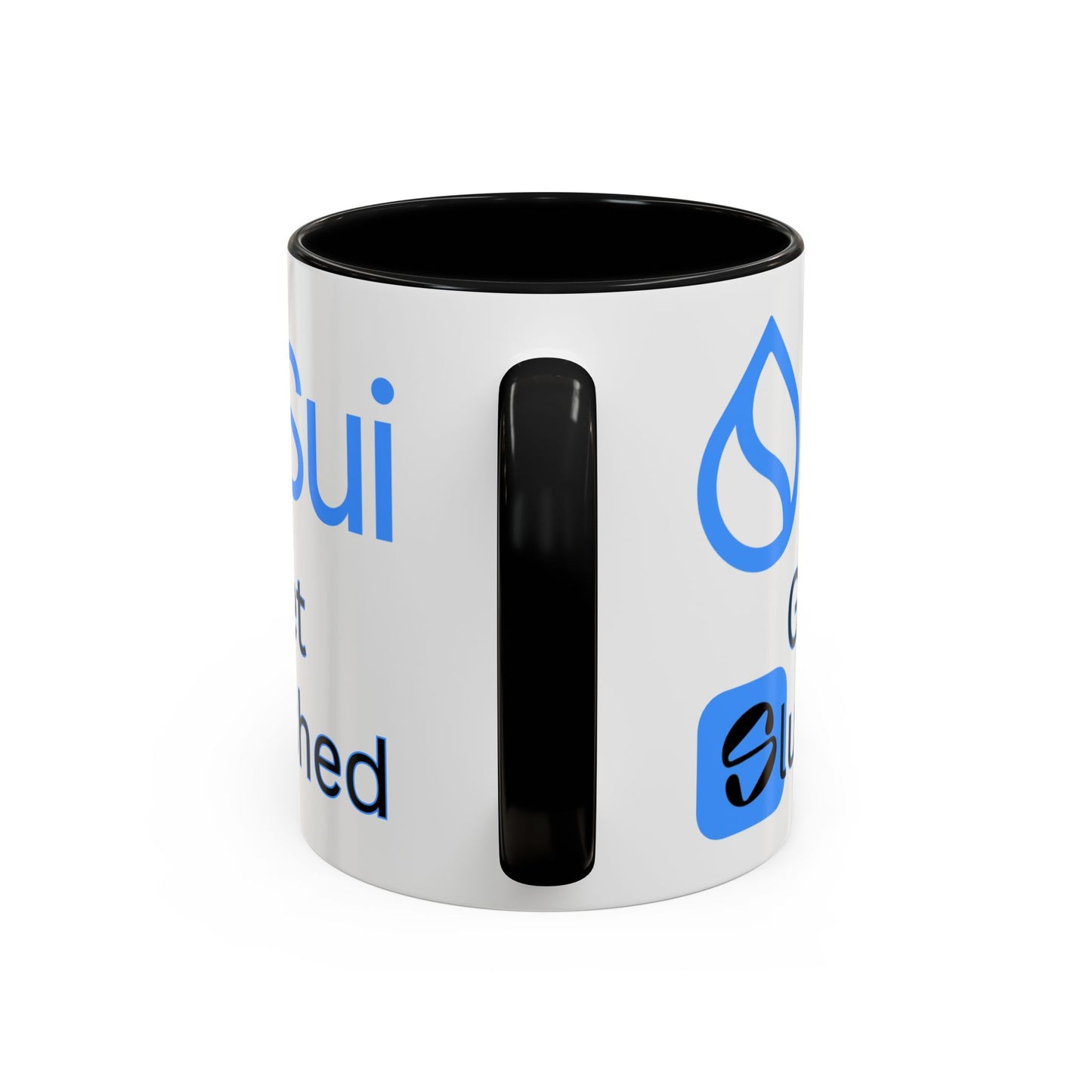 Sui: Get Slushed White Accent Mug by cypherpunkgear.com