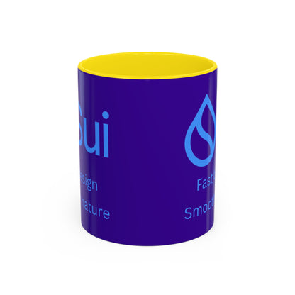 SUI Purple Accent Mug by cypherpunkgear.com