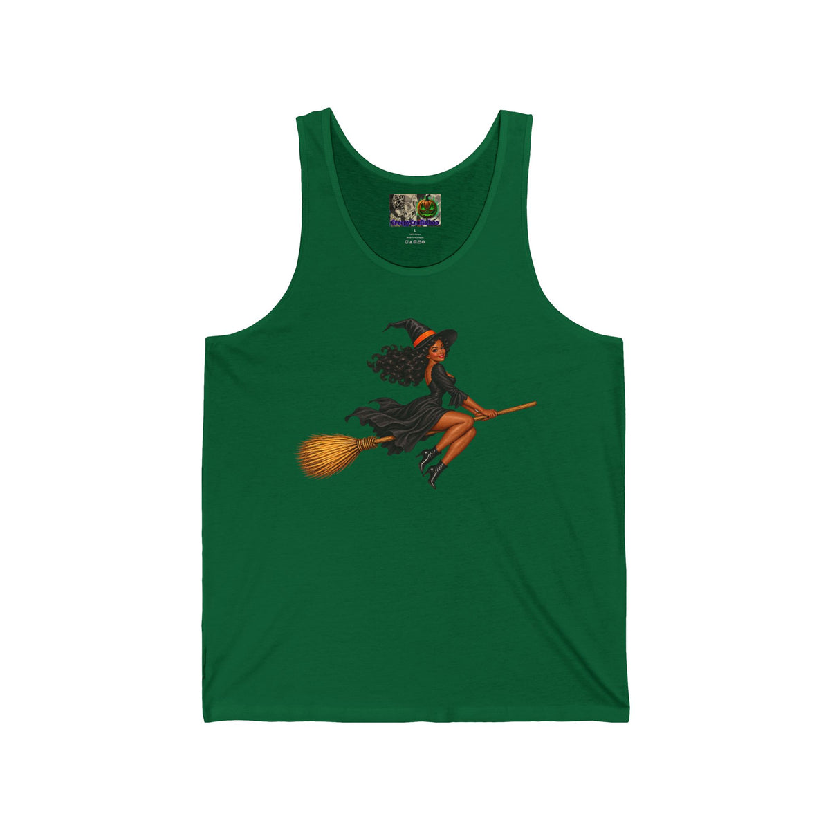 Velvet Vex Unisex Jersey Tank Top by CreepyCrafts.boo
