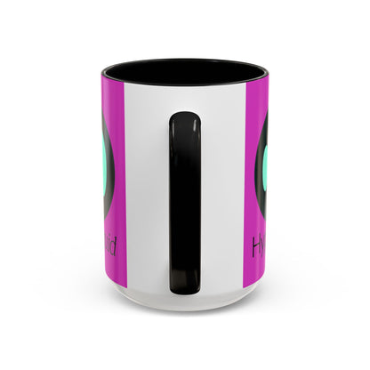 Hyperliquid Black font Pink Accent Mug by cypherpunkgear.com