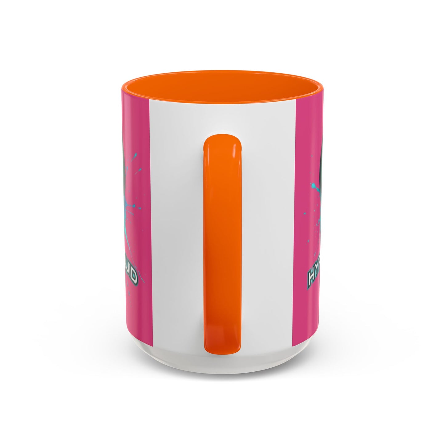 HYPE Drip Pink Accent Mug by cypherpunkgear.com