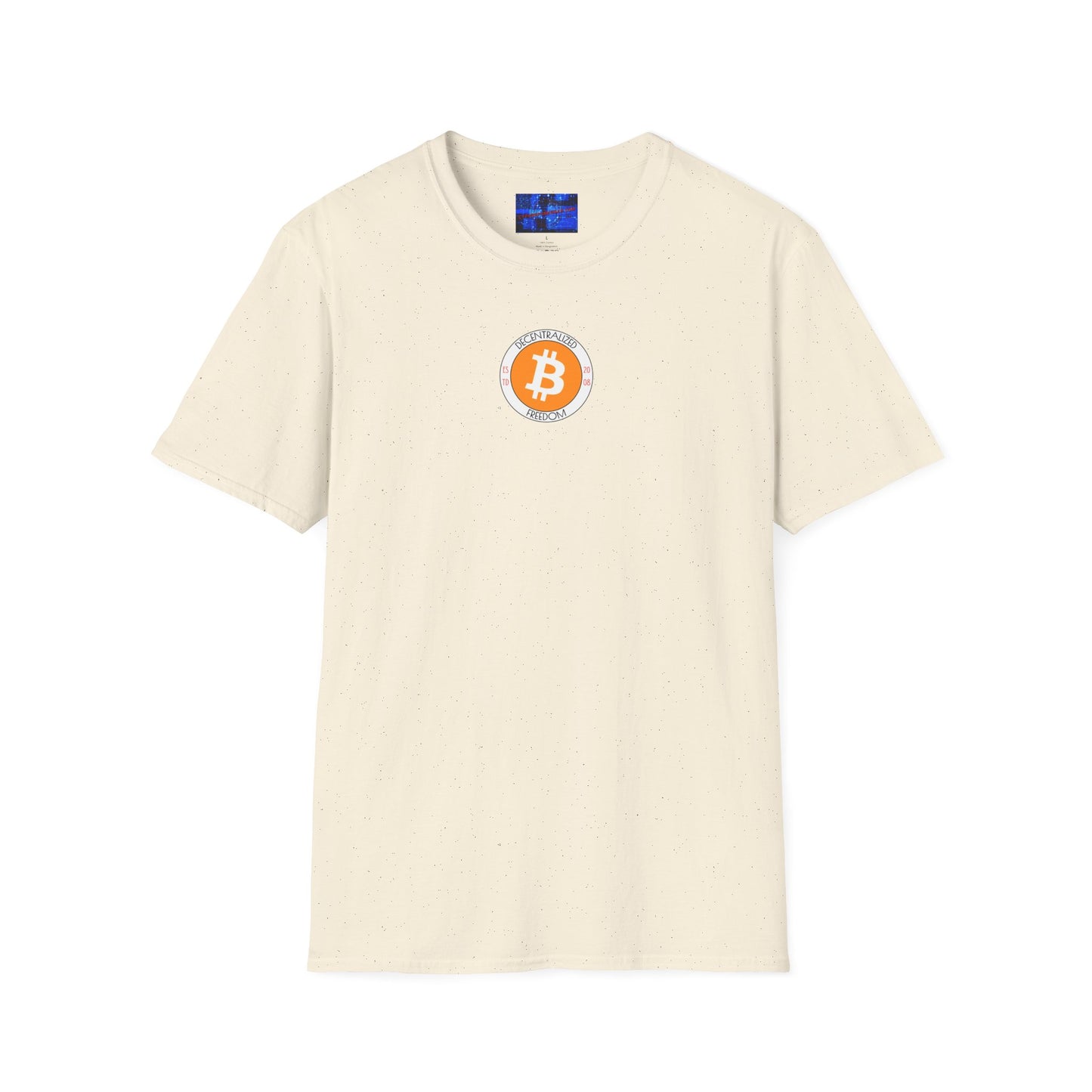 Bitcoin de 2 caras: ¡Libertad descentralizada de cypherpunkgear! Camiseta unisex de estilo suave