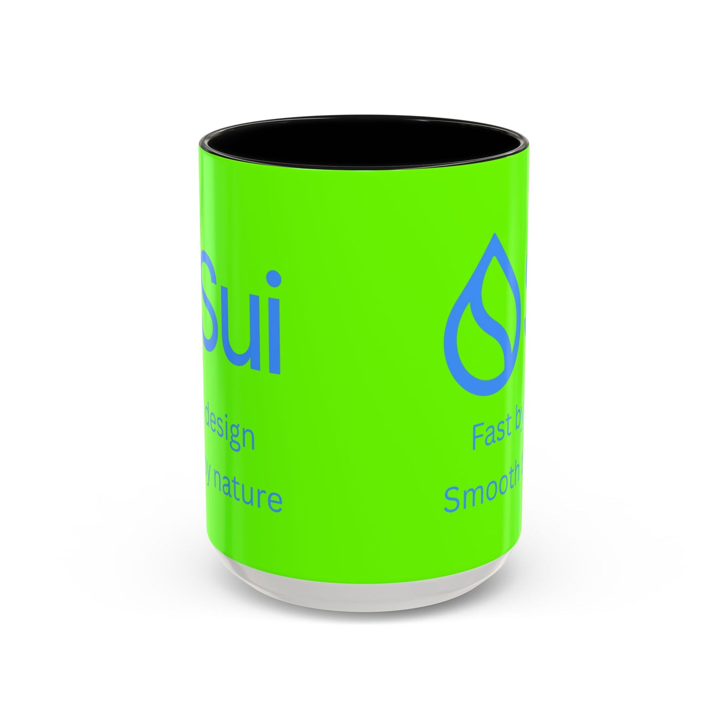 SUI Green Accent Mug by cypherpunkgear.com