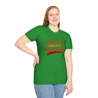 ¡Scotch lo mejora con cypherpunkgear! Camiseta unisex de estilo suave