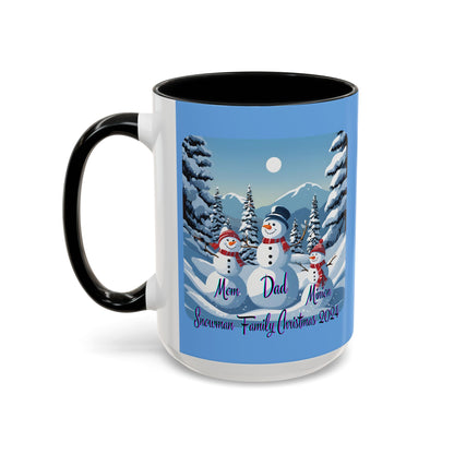 Snowman Family of 3 Accent Mug by cypherpunkgear