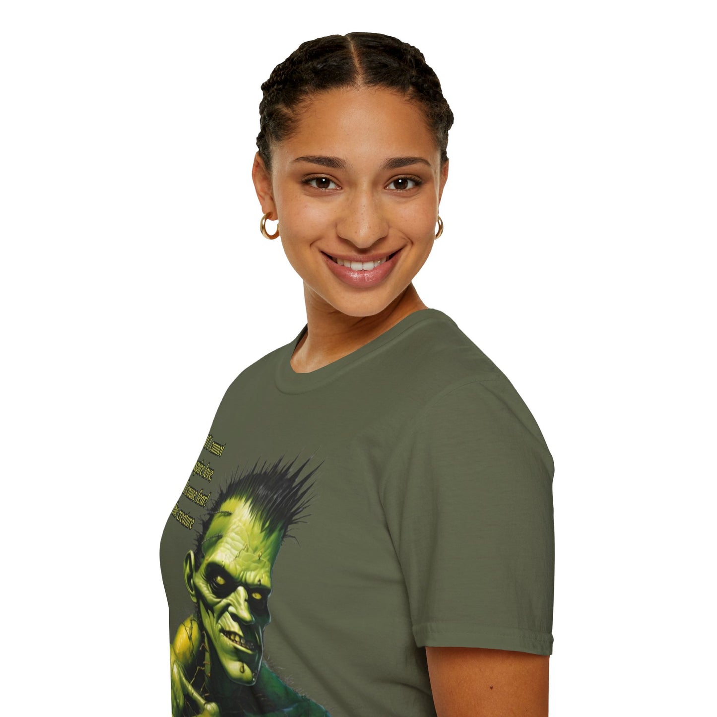 Frankenstein's Creature Dark colors Unisex T-Shirt by CreepyCrafts.boo
