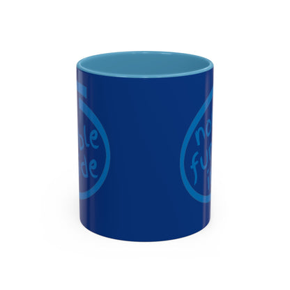 Non-Fungible Inside Dark Blue Accent Mug by cypherpunkgear.com
