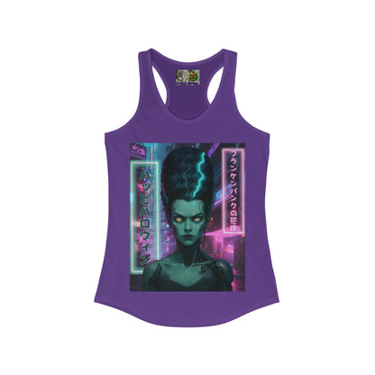 Bride of Frankenpunk Women's Racerback Tank Top by CreepyCrafts.boo