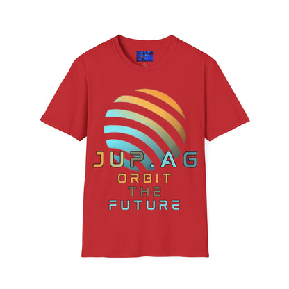 Jupiter (JUP) Orbit the Future Light colors Unisex T-Shirt by cypherpunkgear.com