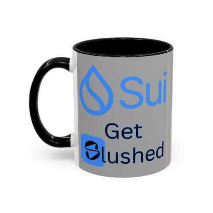 Sui: Get Slushed Grey Accent Mug by cypherpunkgear.com