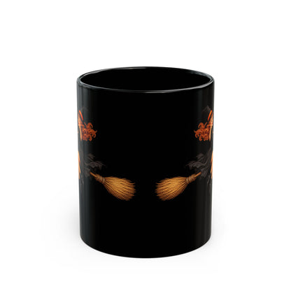 Hazel Hex Black Mug by CreepyCrafts.boo