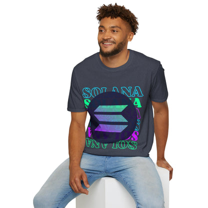 Solana, Solana, Solana (SOL) Dark colors Unisex T-Shirt by cypherpunkgear.com