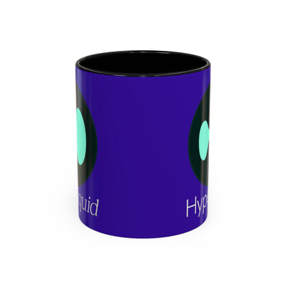 Hyperliquid White font Dark Purple Accent Mug by cypherpunkgear.com