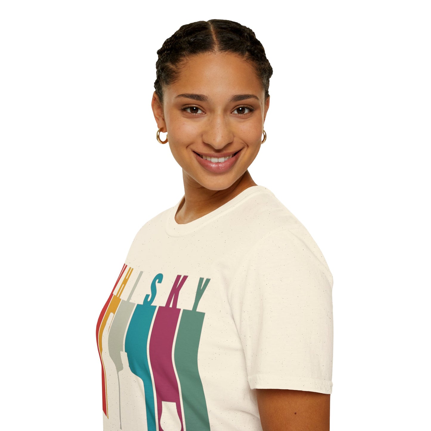 Whisky spelled without an 'e' LTcolors Unisex T-Shirt by cypherpunkgear.com